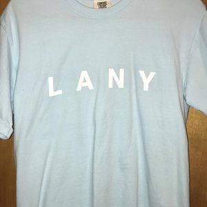 LANY EXCLUSIVE BABY BLUE TOUR T-SHIRT MERCH 2019